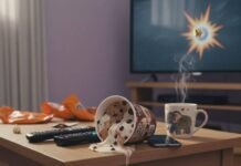 Weekend Watchlist: New Movies and Shows to Binge Right Now Melted ice cream, remotes, and popcorn on coffee table.