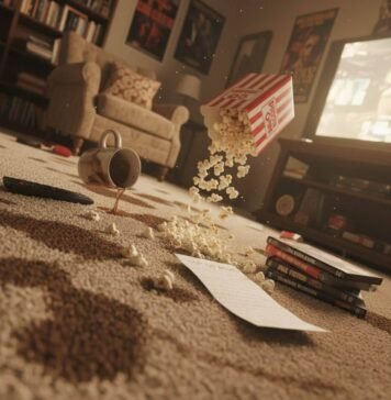 Top 50 Movies of All Time You Should Watch at Least Once Coffee and popcorn spill on carpet.