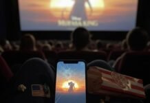 Upcoming Blockbusters of 2025 You Can’t Miss Cracked phone glowing with 2025 trailer hype, popcorn carnage.