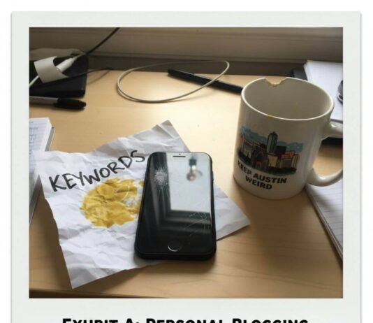 New Releases Round-Up: What Everyone’s Watching This Week Polaroid: desk, keyword printout, iPhone, mug.